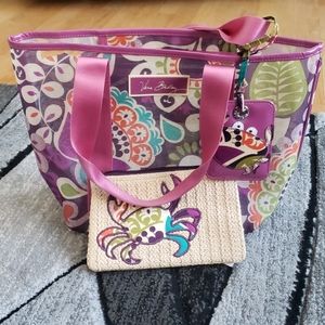 Vera Bradley Tote bag w/pouch